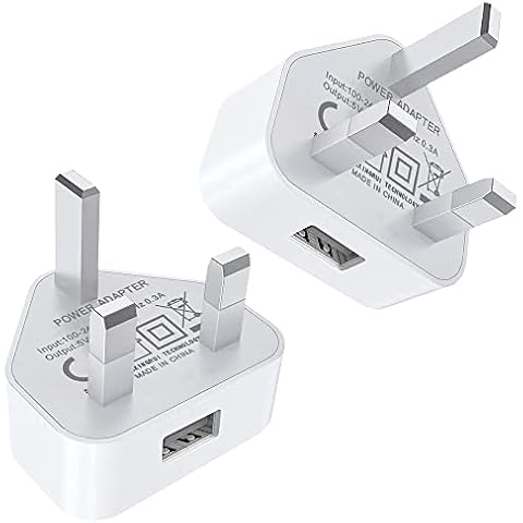 Rvntop 2 Pack Fast Charge USB Plugs Cover