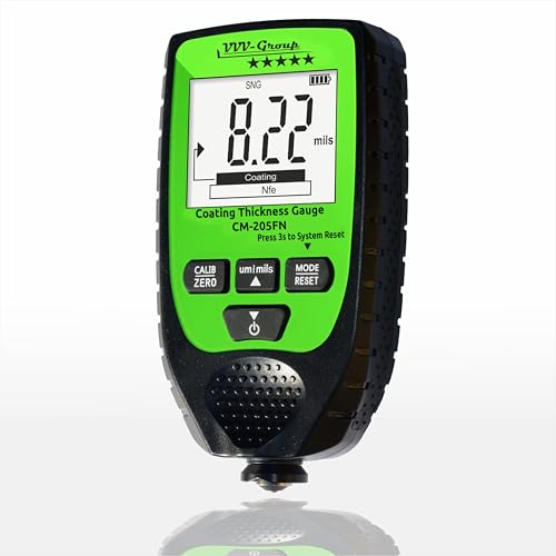 Paint Thickness Gauge CM-205FN for Cars | Digital Paint Meter, Paint Depth Gauge, Coating Thickness...