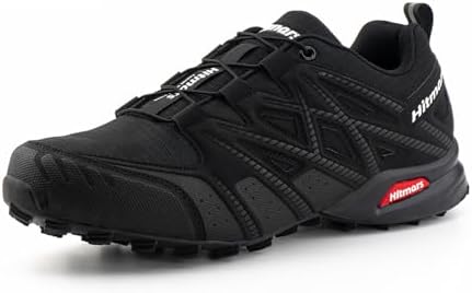 Hitmars Trail Running Shoes Men Women Hiking Black | Breathable E...