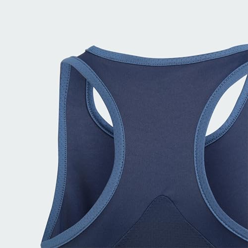 adidas Kids Girls Club Crew Neck Athletic Tank Tennis Casual Breathable - Blue3