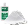 NOVUS Plastic Polish with 6ct Polish Mates Pack | Heavy Scratch Remover #3 | 8 Ounce Bottle
