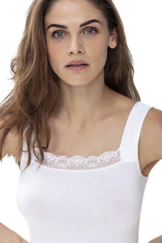 Preisvergleich Produktbild Mey Basics Serie Luise Damen Tops breiter Träger Weiß 38