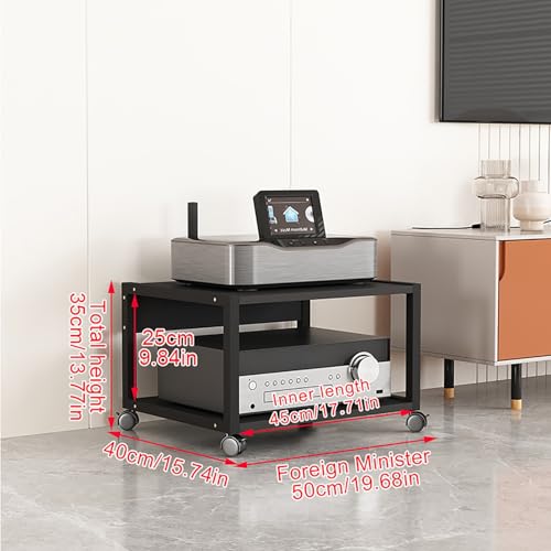 Soporte multimedia retro y estante de audio funcional para consolas y estudios 3