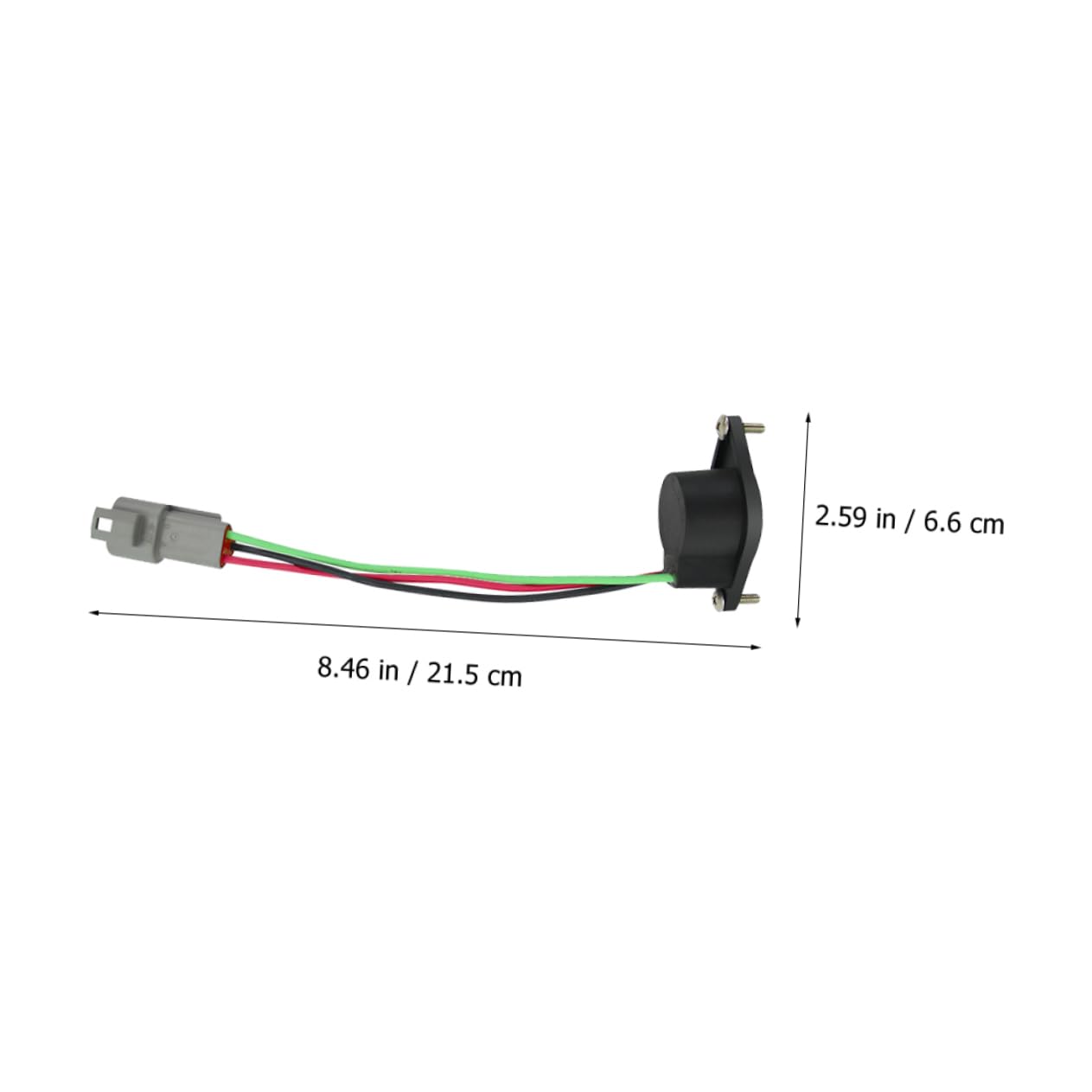 Abaodam Geschwindigkeitssensor Zubehör für Golfwagen Sicht Accessoires für Golfwagen Auto Sensoren Golf-Zubehör Golfzubehör für Damen Tachometer für Golfwagen Plastik Schwarz