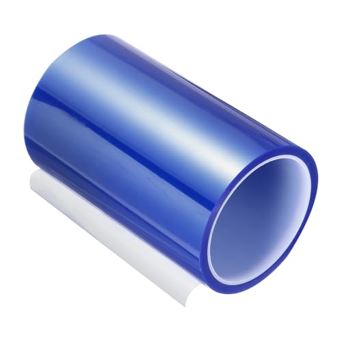 Image of uxcell Blue Heat Tape, 1 Roll 150mmx33m 108ft High Temperature Heat Resistant Tape for Sublimation,Heat Vinyl Press,Heat Transfer, Circuit Board, No Residue