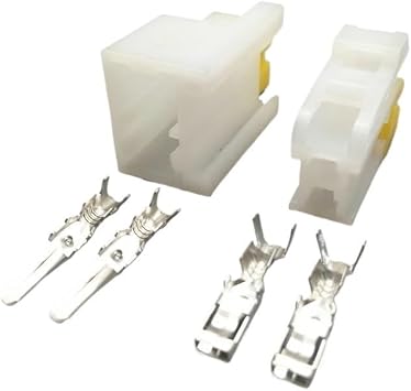 1-20 Sets unsealed Male Female 2 pin auto Wire Connector Plug for car 7122-1620 7123-1620 DJ7023Y-2.8-11/21Male and Female Set,20 Sets