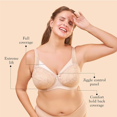 Image of Enamor FB06 Classic Lift Full Support Bra - Non-Padded Wirefree Full Coverage