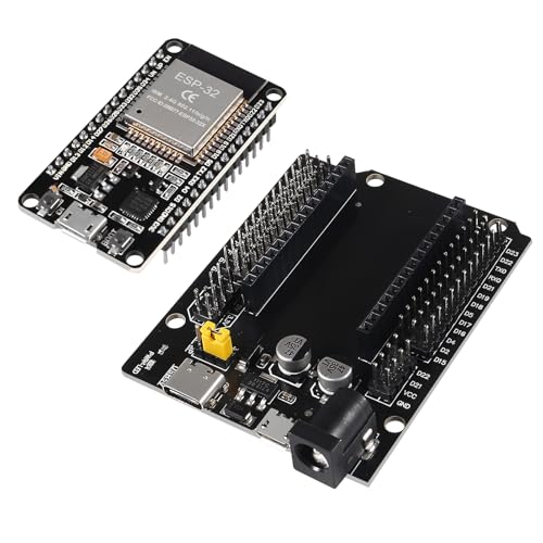 Image of 3 Set ESP32 ESP-32S WiFi Development Board NodeMCU ESP-WROOM-32 Microcontroller with ESP32 GPIO Breakout Board 30Pin Type-C Micro USB Dual Interface ESP32 Shield 30P Expansion Board