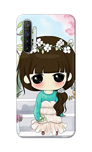 Image of PRINTFIDAA Cartoon Girl Printed Designer Hard Back Case Cover for Realme XT /Realme X2 -(TY) MVN1009