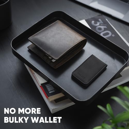 VULKIT Magnetic Money Clip Leather Money Holder Minimalist Design Holds Up to 15 Cash3