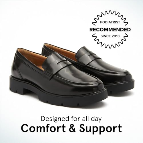 ABEO Leather Orthotic Loafers for Women - Built-in Orthotic Insole2