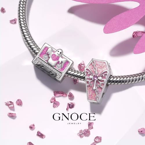 Image of GNOCE Halloween Charm Bracelet Fit Pandora Beads for Women Gift