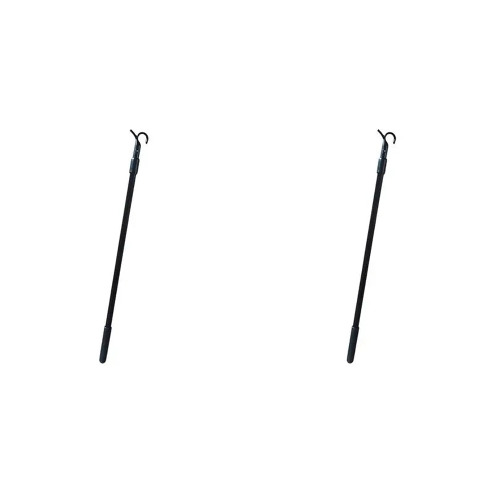 XILEUDUOD Telescopic Window Pole Rod Opener Telescopic Window Opener Rod 30-60Cm With Hooks For Roof Hatches And Blinds
