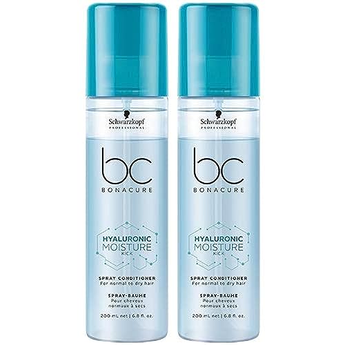 Schwarzkopf BC Bonacure Hyaluron Moisture Kick Spray Conditioner, 200 ml, 2 Stück