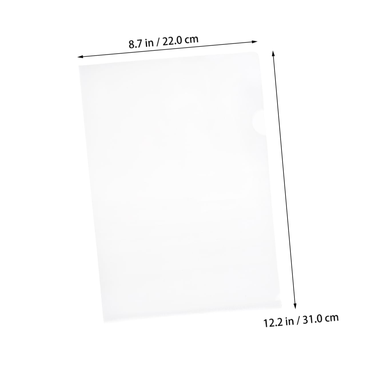 EXCEART 120 Stk Transparente Dokumentenmappe Sicheren Ordner Kopieren Umschläge Sobres Para Cartas Weiße Blankokarten Mit Chip Aktenordner Ein Größenordner Papierordner Umschlag Tasche A4