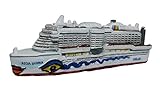 aida modellbau handbemalt Unbekannt MS Aida Prima Boot Schiff Miniatur Kreuzfahrt Schiffsreise Aidaprima