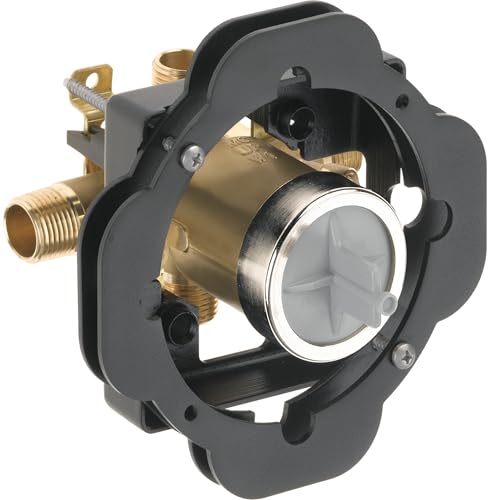 Image of Delta Faucet R10000-UNWS MultiChoice Universal Tub and Shower Valve Body for Tub Faucet Trim Kits (with Screwdriver Stops and Thin Wall Mounting Kit)