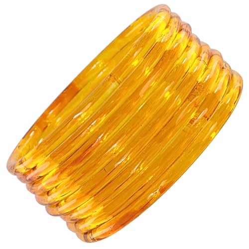 Image of ZULKA Designer Plain Glossy Glass Kada Set For Women & Girls With Diamond Cut Design | Fancy Designer Glass Bangles | Traditional Chudi | Kanch Ki Churi | Stylish Glass Kada For Wedding - Set Of 8