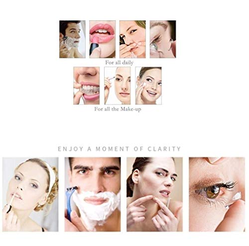 Miroir de Maquillage LED Miroir Mural Extensible Double Face Grossissant 10X - 7