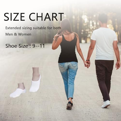 Image of No Show Socks Womens and Men Anti-slid Athletic Low Cut Ankle Short Running Novelty Casual Invisible Liner Socks (A 6 Pairs(2 Black, 2 Gray, 2 White))