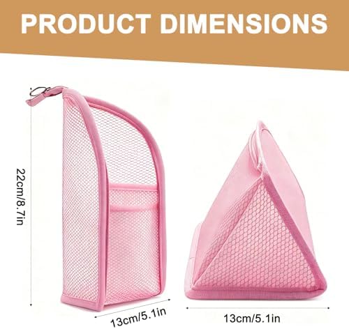 Standing Toiletry Bag, Portable Lightweight Travel Toiletry Bag (White) - 5