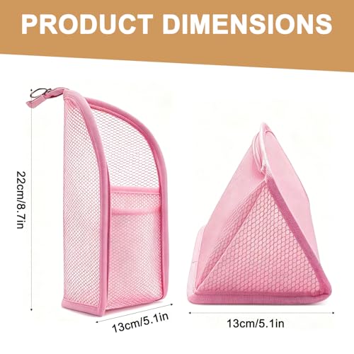 Generic Standing Toiletry Bag, Portable Lightweight Travel Toiletry Bag (White)