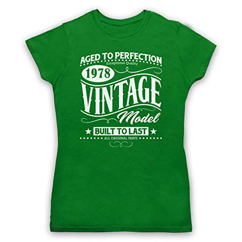 T-Shirt Femme Born in 1978 Idée Cadeau Anniversaire Unique
