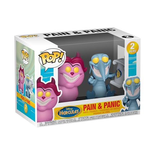 Funko Pop! Disney: Hercules - Panic & Pain, 2-Pack - Collectable Vinyl Figure - Gift Idea - Official Merchandise - Toys for Kids & Adults - Disney...
