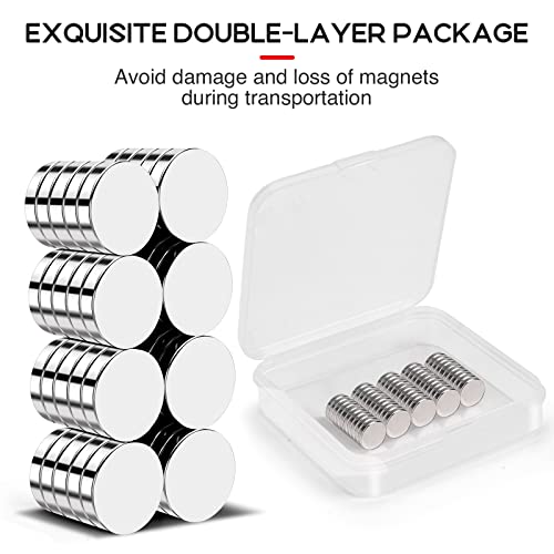 Vskiz 10X3-50PCS Refrigerator Magnets 50 Pcs, 10X3Mm Tiny Round Disc Small, Muti-Use Premium Neodymium Fridge Magnets Rare Earth thumb #4