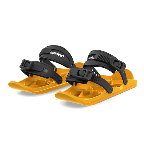 ✔️ They fit into any bag, so you can take them anywhere. You don’t need ski boots or any other heavy and expensive equipment.