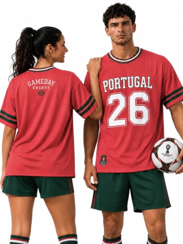 Image of Pump'd Unisex Oversized Round Neck Jersey Tshirt | Graphic Tees | Supreme Comfort | Effortless Style Oversized T Shirt for Men & Women | Football Jersey | Addition | 2026