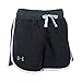 Under Armour Girls' Fast Lane Shorts,Black/Reflective, Youth Medium