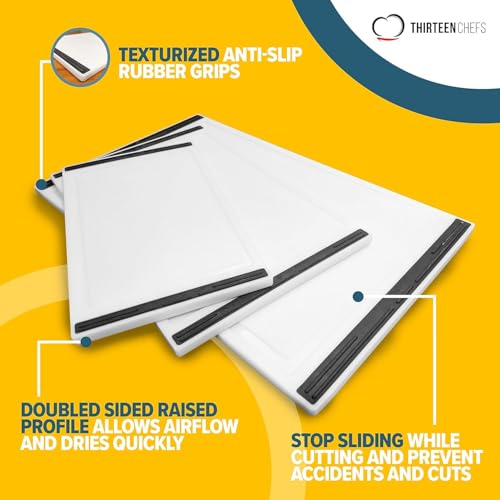 Set de 3 Tablas de Cortar Antideslizantes con Ranura miniatura 7