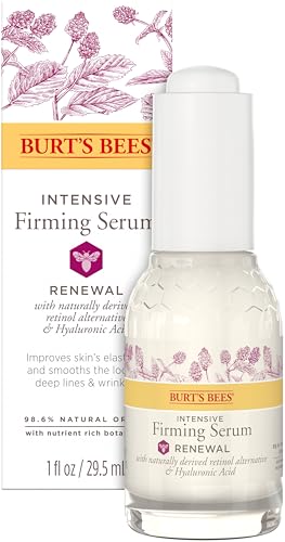 Burt's Bees Renewal Intensive Firming Serum With Natural Retinol Alternative and Hyaluronic Acid...