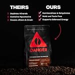 Danger Coffee by Dave Asprey, Remineralized, Mold Free & Lab Tested Whole Bean Coffee, Medium Roast, 10.9 Ounce