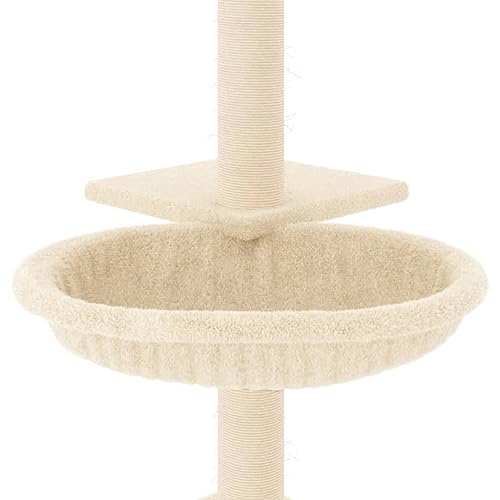 Arbre à chat tour de jeu griffoir sisal plateforme pour chaton - 7