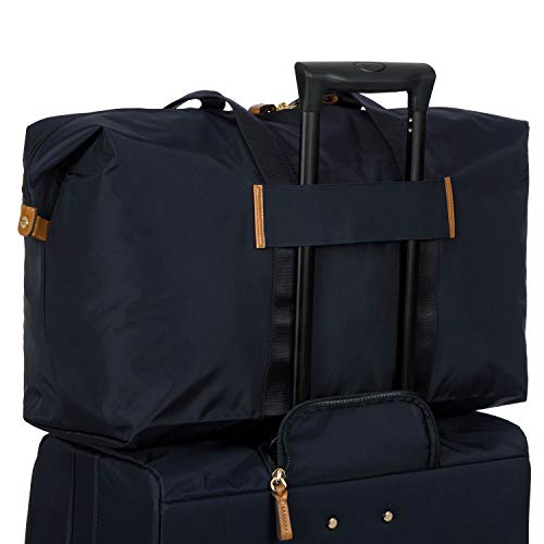 Bric's x-Travel 2.0 22 Inch Cargo Overnight/Weekender Folding Duffle Bag, Navy, One Size
