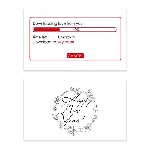 Mensaje de amor para programadores: tarjeta de Año Nuevo con bendición conmemorativa
