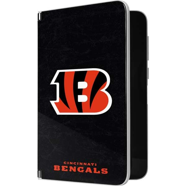 Skinit Tablet Decal Skin Compatible with Surface Duo - Officially Licensed NFL Cincinnati Bengals - Distressed Design