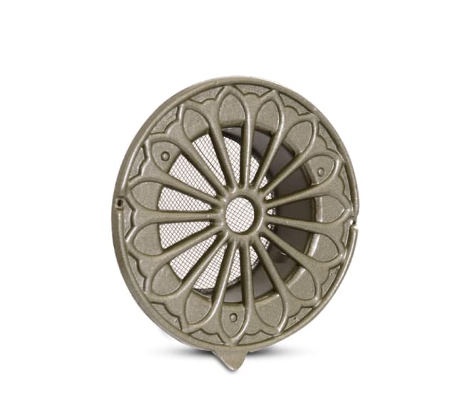 Grille d'aération en fonte d'aluminium 100/125/150 mm (DN 100 mm)