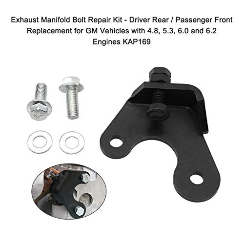 Sangmei Kit de reparo do parafuso do coletor de escapamento - Traseira do motorista/Frente do passag