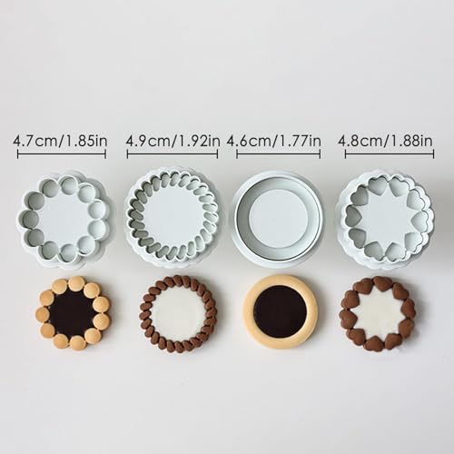 Cortador de galletas de flor en material resistente y compacto 7