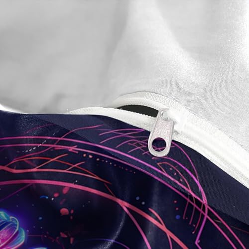 Housse de couette chèvre néon zippée anti-acarien et douce - 8