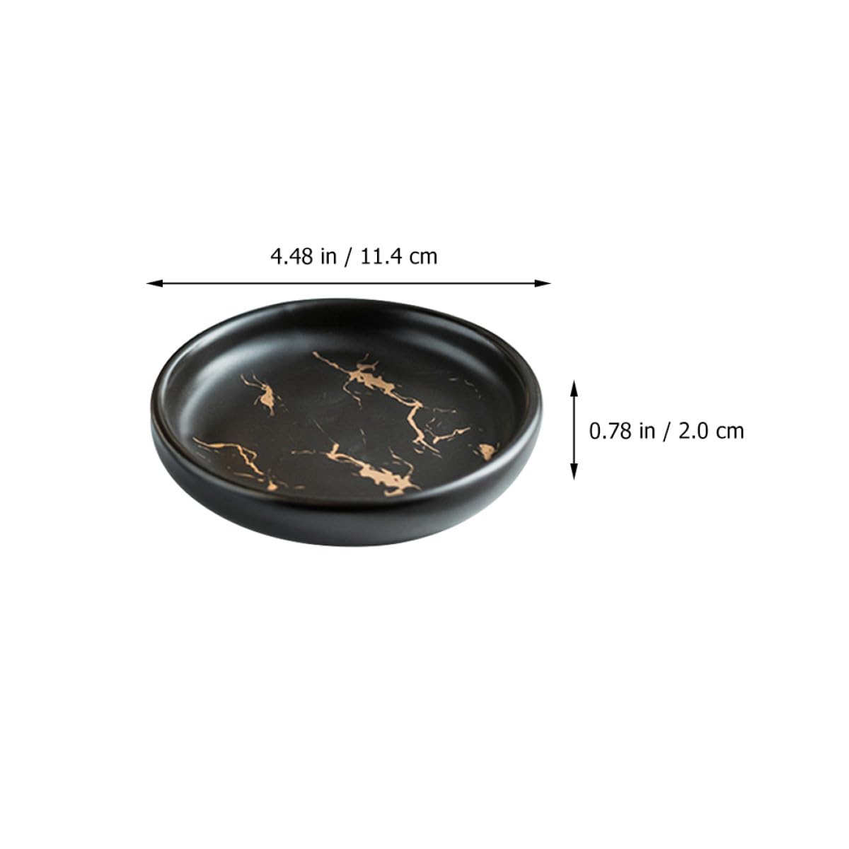 Toyvian Set de Baño Dispensador de Jabón y Vaso para Cepillos de Dientes de Cerámica Negra, Elegante y Portátil para Uso en Baño y Aseo Personal