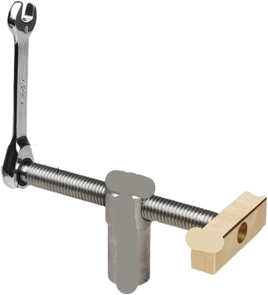 Measurement Tools Woodworking Desktop Clip Brass Fast Fixed Clip Quick Fixture Clamping Tool Kit 19/20MM Hole Joinery Woodworking Benches Tool Portable (Color : 1pcs 20mm A)