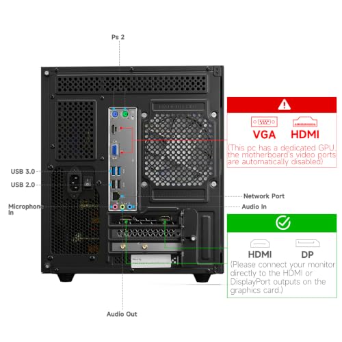 Image of Gaming Desktop PC, Core i7-14700KF, GeForce RTX 4070 12GB Graphics