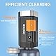 Bidet-400 ml Wassertank, VITCOCO 1100mAh Wiederaufladbares Elektrisches Tragbares Bidet, IPX7 Wasserdicht Po Dusche, 2 Druckmodi Podusche für Männer und Frauen, Schwarz