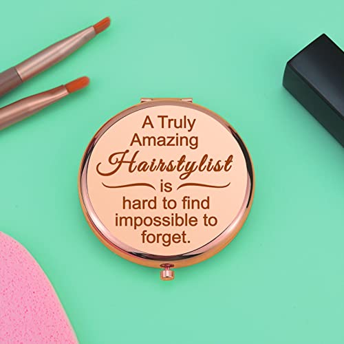 Espejo compacto redondo para maquillaje de 2.6 pulgadas miniatura 4