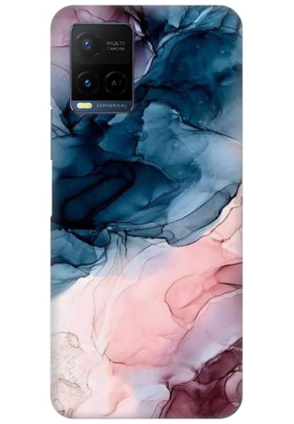 COBERTA Back Cover for Vivo Y21 / Vivo Y33s (Polycarbonate | Multicolor | Blue maroon cloudy pattern) (B0B2LY4LV3) Amazon Price History, Amazon Price Tracker