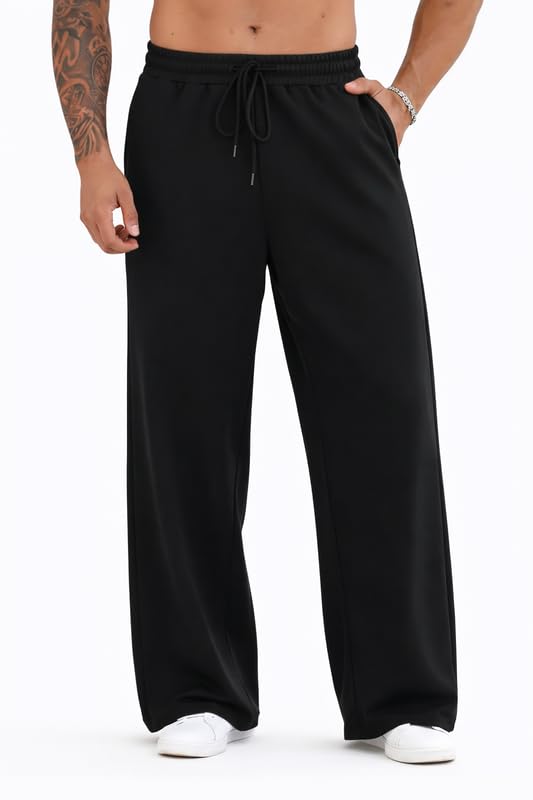 warums soul Plain Men's Loose Fit Track Pants – Polycotton Joggers with Pockets | Lower Comfortable for Gym, Running & Casual Wear-picture-13